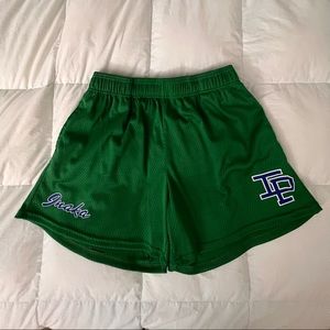 Green Inaka Mesh Shorts